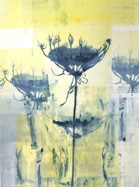 18X24", monotype, Rives BFK paper, Charbonnel etching ink